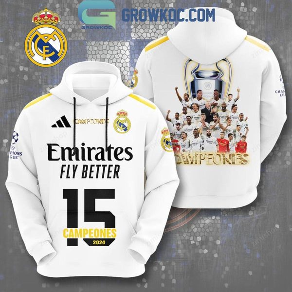Real Madrid Champions League Final London 2024 Winner Hoodie Shirts