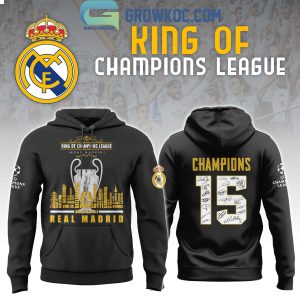 Real Madrid London 2024 Champions League 15th Player Name Hoodie Shirts