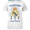 Real Madrid UEFA Champions League Winners 2024 T Shirt