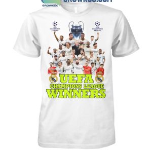 Real Madrid We Are The Champions League Winner 2024 T-Shirt