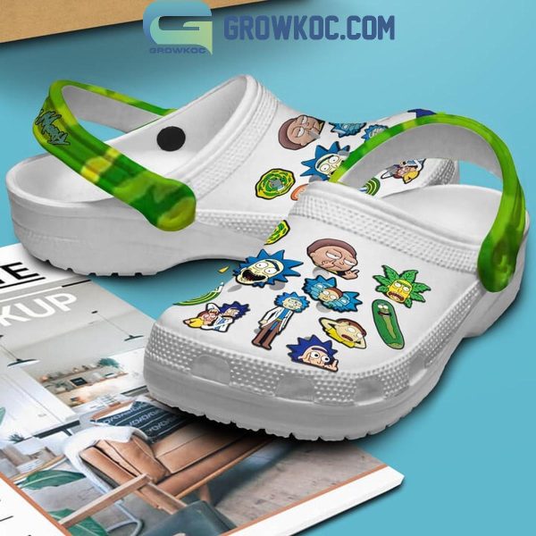 Rick And Morty Cartoon Character Pin Fan Crocs Clogs