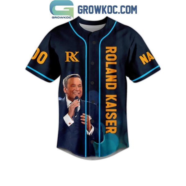 Roland Kaiser 50 Years 50 Hits Tour 2024 Personalized Baseball Jersey