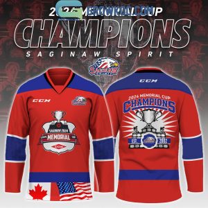Saginaw Spirit 2024 Memorial Cup Champions Hockey Fan Cap