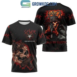 Slayer God Hates Us All Reign In Blood Hoodie Shirts