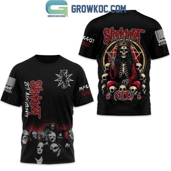 Slipknot 25th Anniversary Skull And Blood Fan Hoodie Shirts