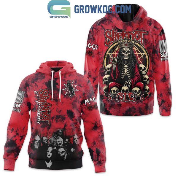 Slipknot 25th Anniversary Skull And Blood Fan Hoodie Shirts