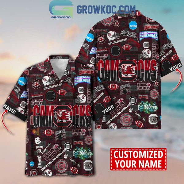 South Carolina Gamecocks Solgan Fighting Gamecocks True Fan Spirit Personalized Hawaiian Shirts