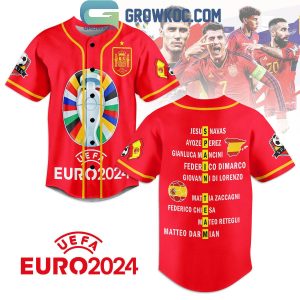 UEFA Euro 2024 Spain National Football Personalized Crocs Clogs