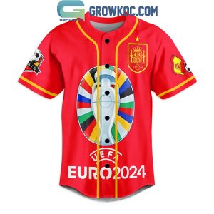 Spain Team European Football Championship UEFA EURO 2024 Personalized Baseball Jersey