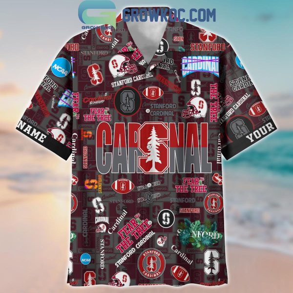 Stanford Cardinal Solgan Fear The Tree True Fan Spirit Personalized Hawaiian Shirts