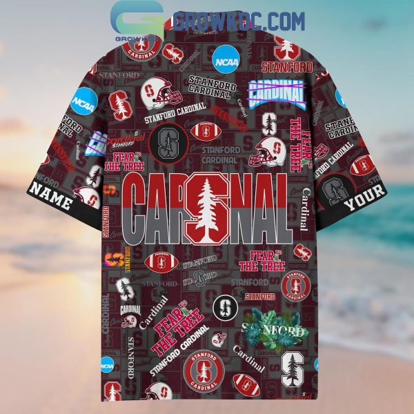 Stanford Cardinal Solgan Fear The Tree True Fan Spirit Personalized Hawaiian Shirts