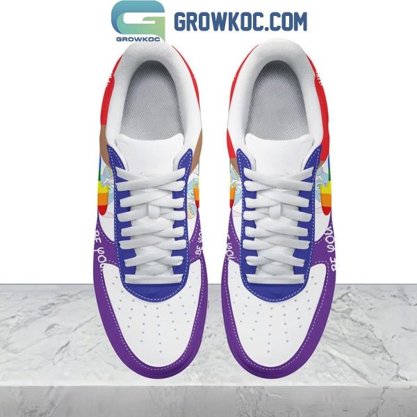 Stitch Be You Pride Month Air Force 1 Shoes