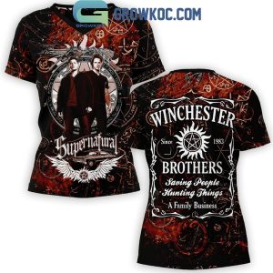 Supernatural Winchester Brothers A Family Business Series Hoodie Shirts