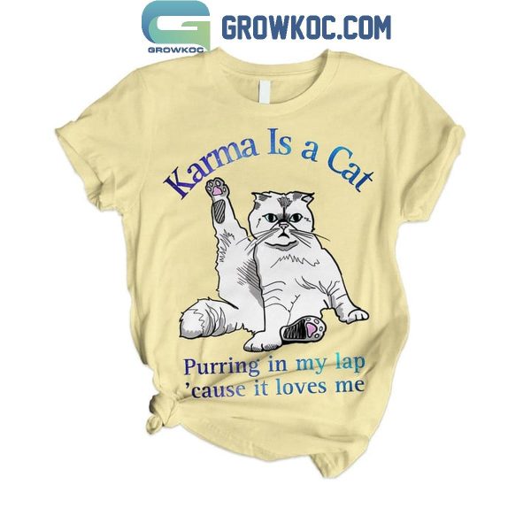 Taylor Swift Karma Is A Cat Purring In My Lap T-Shirt Shorts Pants