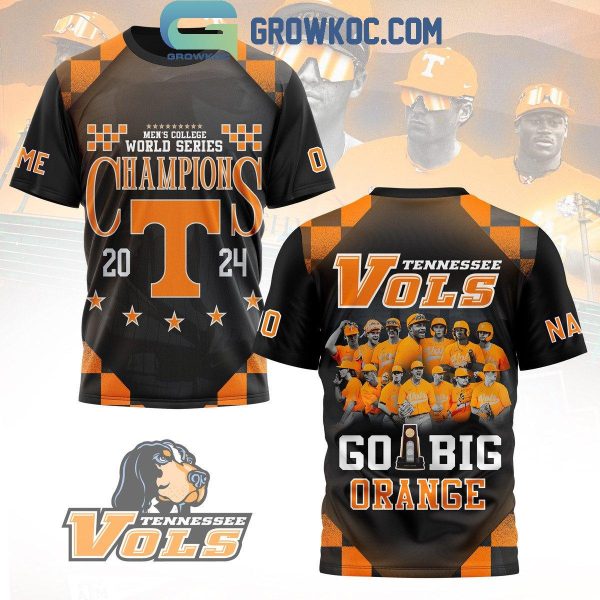 Tennessee Vols World Series Champs 2024 Go Big Orange Personalized Hoodie Shirts