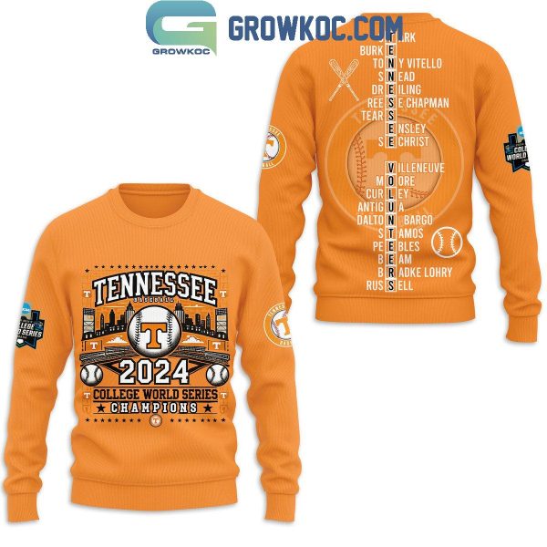 Tennessee Volunteers NCAA Baseball Champions 2024 Hoodie T Shirt