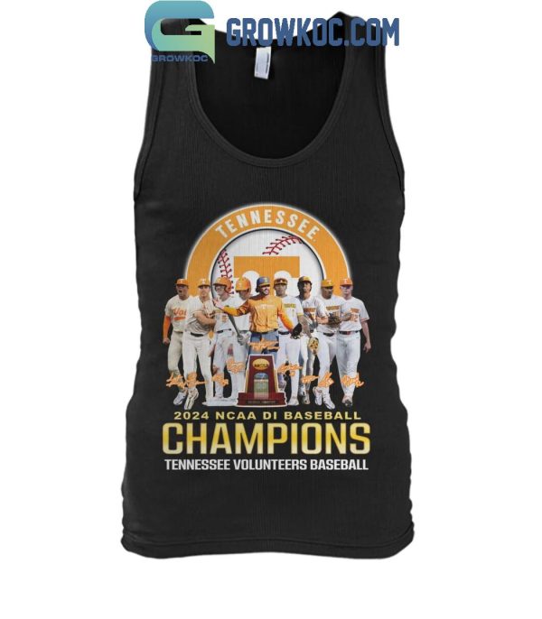 Tennessee Volunteers NCAA DI Baseball Champions 2024 T-Shirt
