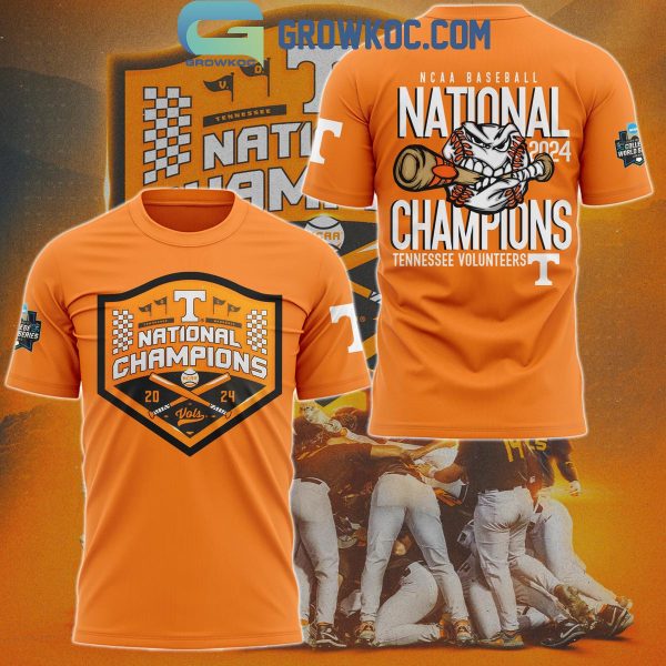 Tennessee Volunteers National Champions NCAA Men’s Baseball Hoodie T-Shirt Orange