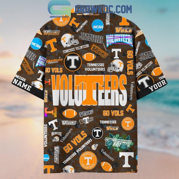 Tennessee Volunteers Solgan Go Vols True Fan Spirit Personalized Hawaiian Shirts