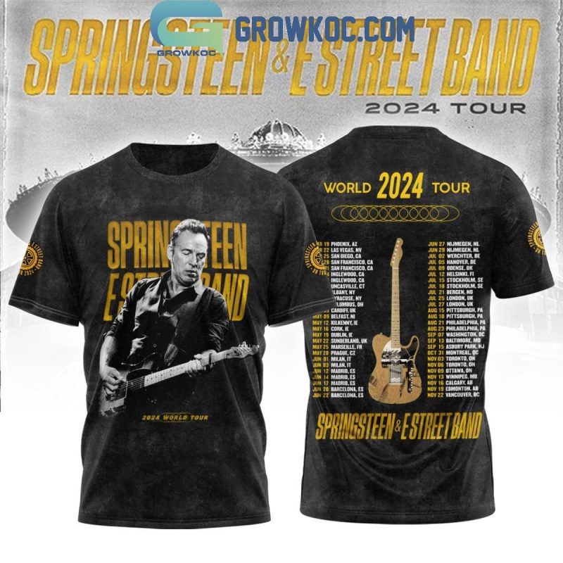 The Springsteen And E Street Band World Tour 2024 Hoodie Shirts - Growkoc