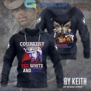Toby Keith An American Legend Courtesy Of Red White And Blue Hoodie Shirts