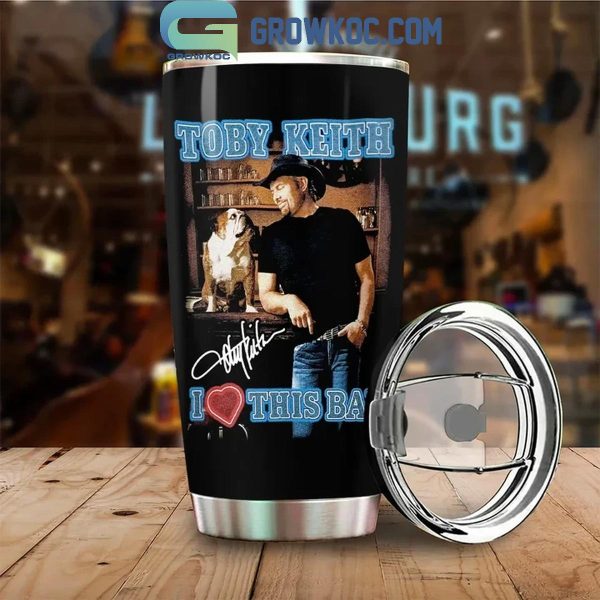 Toby Keith I Love This Bar Forever 1961-2024 Tumbler