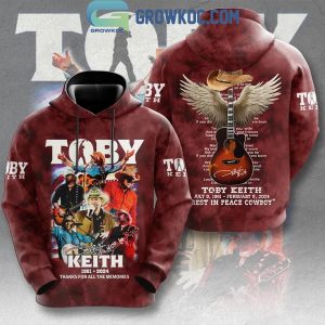 Toby Keith Thank You For All The Memories 1961-2024 Hoodie Shirts