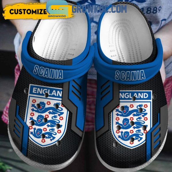 UEFA Euro 2024 England National Football Personalized Crocs Clogs