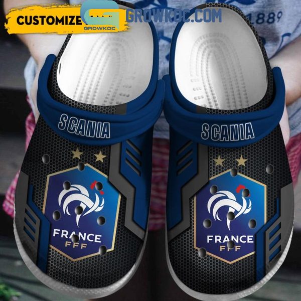 UEFA Euro 2024 France National Football Personalized Crocs Clogs
