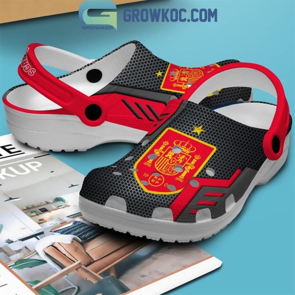 UEFA Euro 2024 Spain National Football Personalized Crocs Clogs