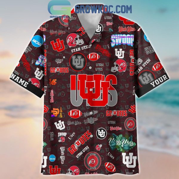 Utah Utes Solgan Go Utes True Fan Spirit Personalized Hawaiian Shirts