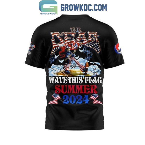 Wave This Flag Summer 2024 Election Grateful Dead Hoodie Shirts