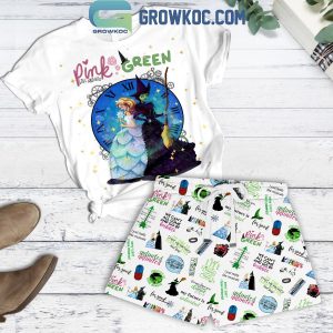 Wicked Movie Pink Goes With Green Perfect T-Shirt Short Pants