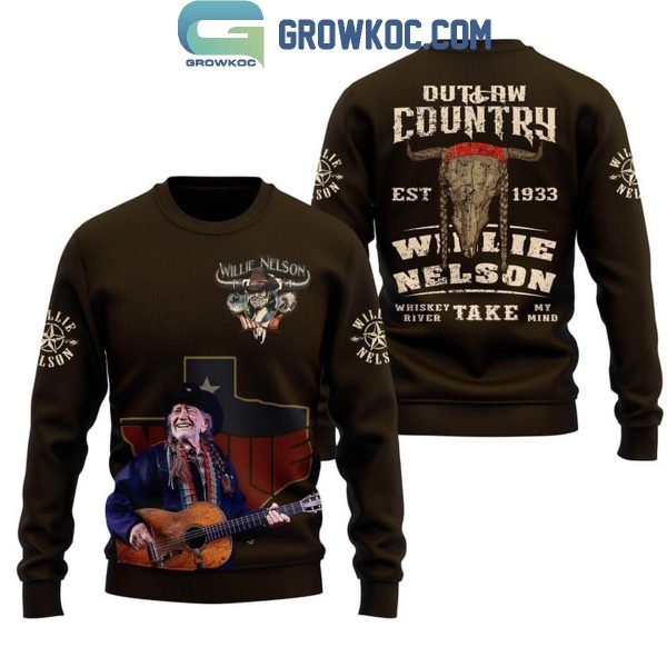 Willie Nelson Outlaw Country Est. 1933 Hoodie Shirts