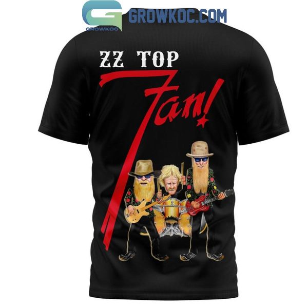 ZZ Top 55th Anniversary 1969-2024 ZZ Top Fan Hoodie Shirts