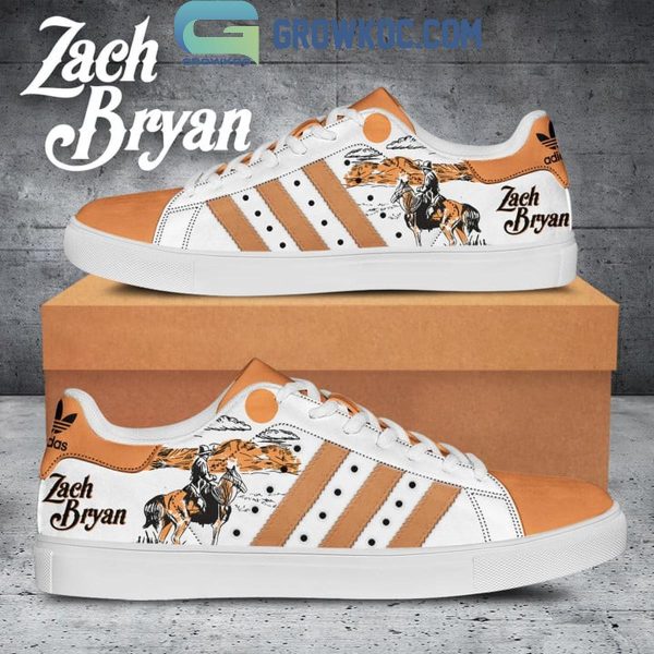 Zach Bryan Something In The Orange Fan Stan Smith Shoes