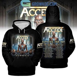 2024 Accept Humanoid Tour Schedule Hoodie T-Shirt