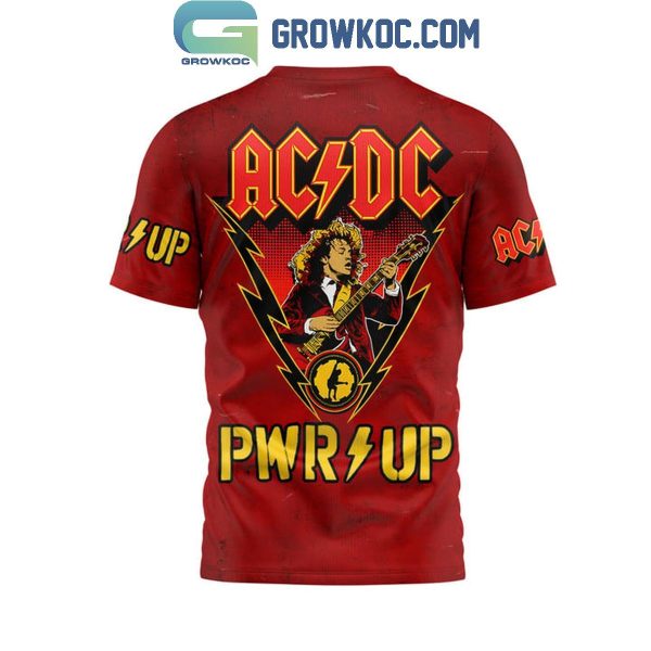 ACDC Pwr Up True Rock Band Young Hoodie T Shirt