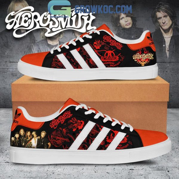 Aerosmith Band Music Permanent Vacation Stan Smith Shoes