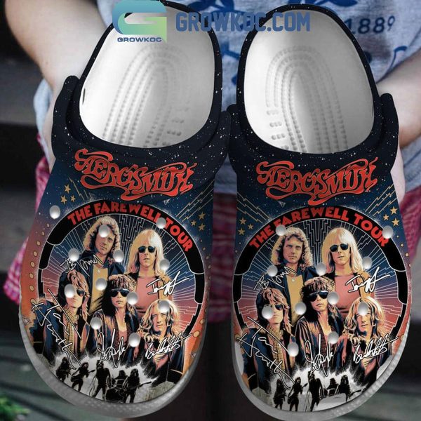 Aerosmith The Farewell Tour 2024 Crocs Clogs