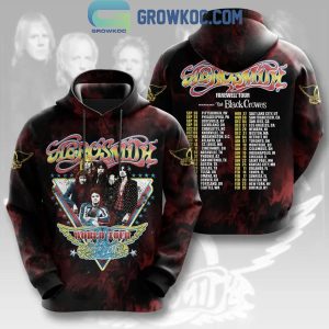 Aerosmith The Farewell World Tour 2024 With Black Crowes Hoodie T Shirt