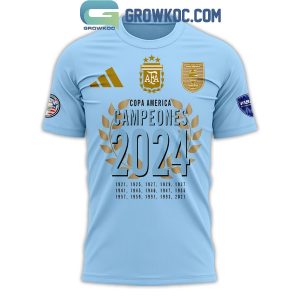 Argentina AFA Football Team Champs Copa America 2024 Players Hoodie T-Shirt