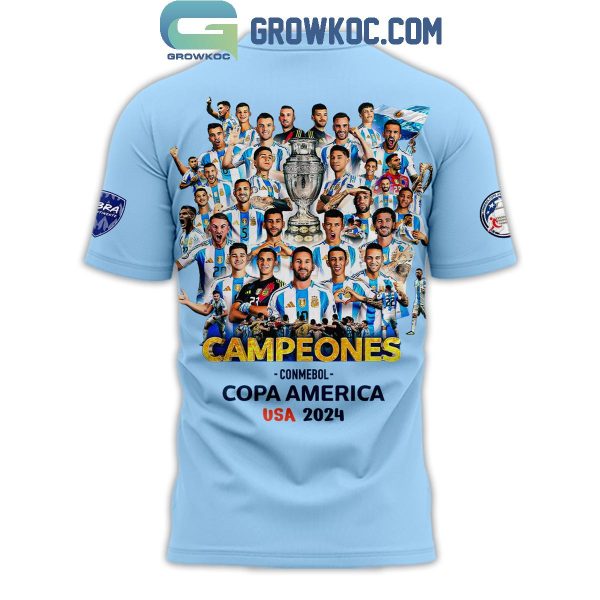 Argentina AFA Football Team Champs Copa America 2024 Players Hoodie T-Shirt