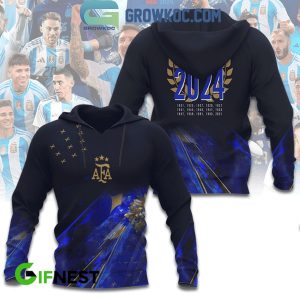 Argentina AFA Football Team Copa America Winner 2024 Hoodie T-Shirt