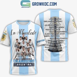Argentina Football Team La Albiceleste Copa America 2024 Hoodie T-Shirt