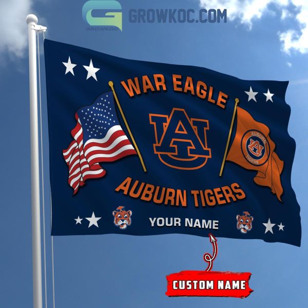 Auburn Tigers 2024 War Eagle Personalized Flag