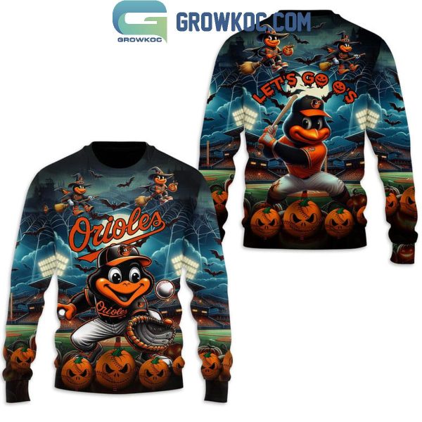 Baltimore Orioles Let’s Go O’s Halloween Hoodie T-Shirt