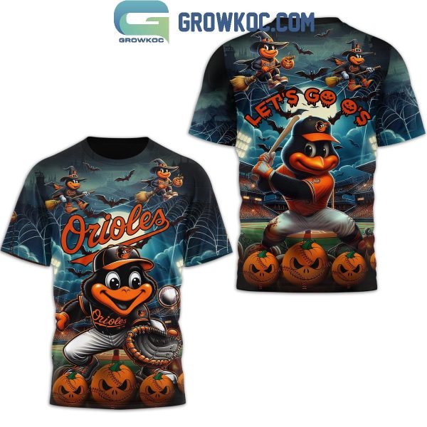 Baltimore Orioles Let’s Go O’s Halloween Hoodie T-Shirt