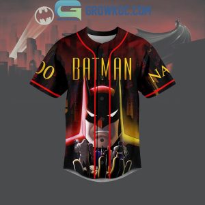 Batman Cape Crusader Saving Gotham Personalized Baseball Jersey