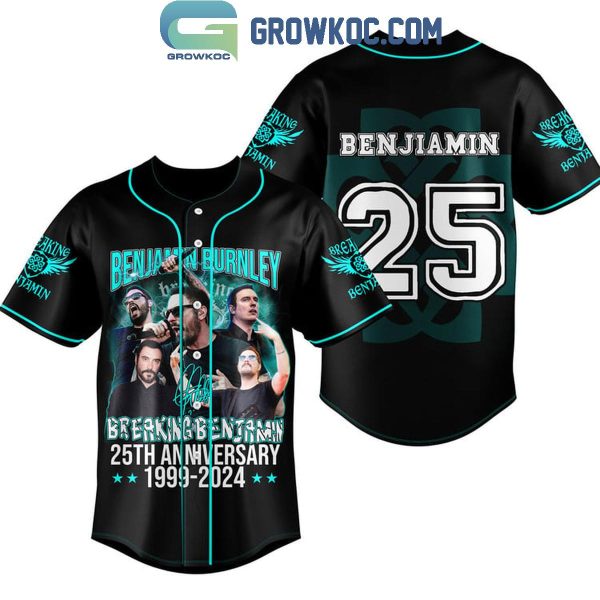 Benjamin Burnley Breaking Benjamin 1999-2024 Personalized Baseball Jersey